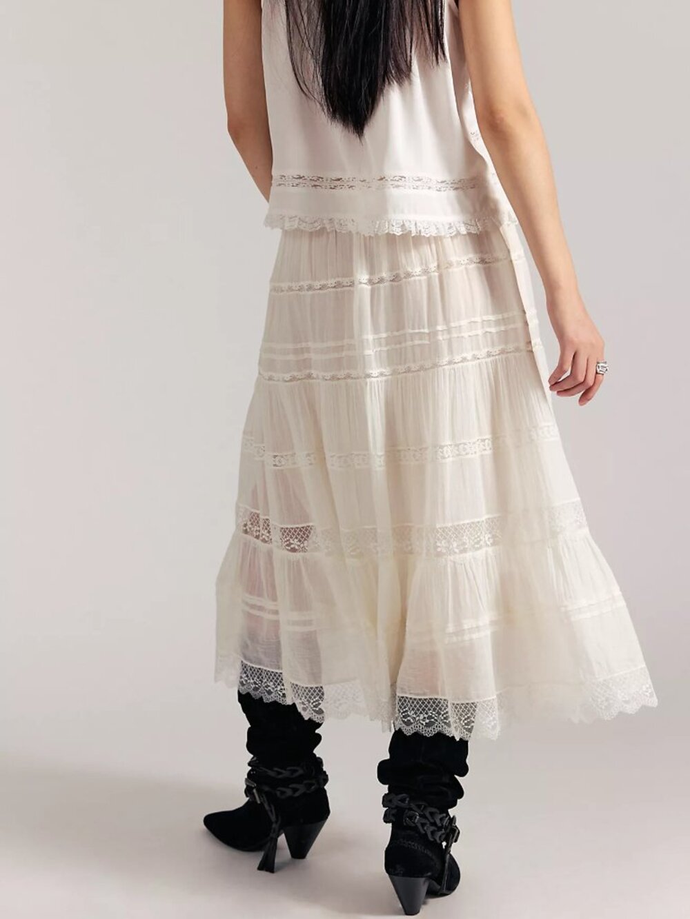 FP One Lily Lace Maxi Skirt - Picture 2 of 3